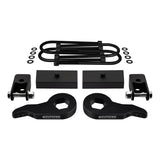 kit de elevação de suspensão total Chevrolet Express 4WD 2003-2017 com extensores de montagem de choque traseiro (parafusos em U de curvatura redonda)