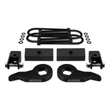 2003-2017 Chevrolet Express 4WD Full Suspension Lift Kit with Rear Shock Mount Extenders (Round Bend U-Bolts)