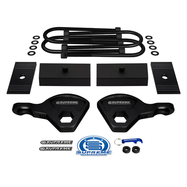 kit de levage à suspension complète Dodge Dakota 4WD 1987-2004 (essieu arrière de 9,25 pouces) avec cales d'essieu | COMPREND LES NOUVEAUX BLOCS DE LEVAGE EN ACIER HD DE SUPREME !