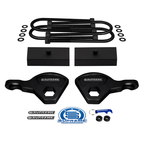 1987-2004 Dodge Dakota 4WD (9.25" Rear Axle) Full Suspension Lift Kit | INCLUDES SUPREME'S NEW HD STEEL LIFT BLOCKS!-Suspension Lift Kits-Supreme Suspensions®-1" - 3"-1"-Supreme Suspensions®