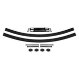 1,5"-2" Heck-Level-Lift-Kit Add-A-Leafs + quadratische U-Bolzen 2,5" Achse für 1994-2001 Dodge Ram 1500 4WD