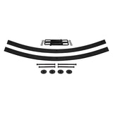 kit de levage de niveau arrière 3,8 à 5,1 cm, feuilles supplémentaires + boulons en U pour Chevy GMC K1500 4WD 1988-1999