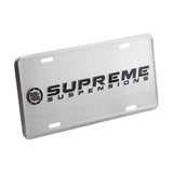 Supreme Suspensions® Aluminum registreringsskylt med ram