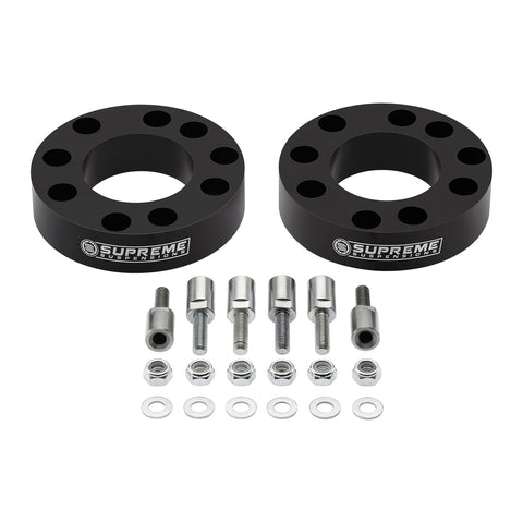 2004-2019 Nissan Titan 2" Front Suspension Lift Strut Spacers with Stud Extenders 2WD 4WD-Suspension Lift Kits-Supreme Suspensions®-Supreme Suspensions®