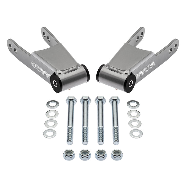 2009-2020 Ford F150 2" Rear Drop Shackles Lowering Kit 2WD 4WD