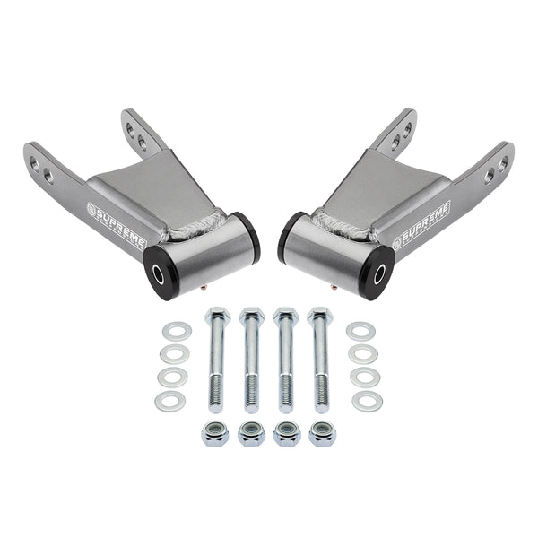 2004-2008 Ford F-150 Rear Lowering Drop Shackles Kit 2WD 4WD
