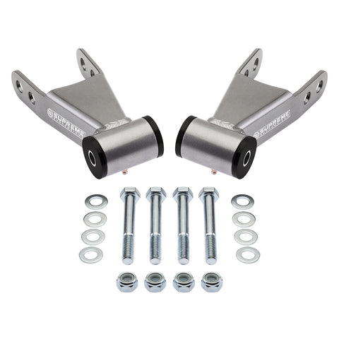 1997-2003 Dodge Durango 2" Rear Lift Shackles Kit 2WD 4WD-Suspension Lift Kits-Supreme Suspensions®-Zerk-Supreme Suspensions®