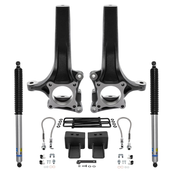 kit de suspensão total Ford F150 2015-2020 com amortecedores traseiros BILSTEIN 2WD