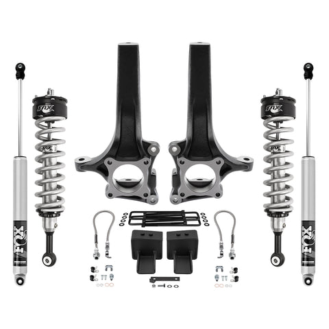 2009-2014 Ford F150 Full Suspension Lift Kit with FOX Performance Series 2.0 Shocks 2WD-Suspension Lift Kits-Supreme Suspensions®-Supreme Suspensions®