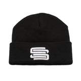 قبعة Supreme Suspensions® باللون الأسود مع شعار مطرز باللون الأبيض