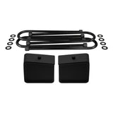 blocs de levage de suspension arrière Ford F-150 1997-2003 avec boulons en U à courbure ronde 9/16 2WD 4WD