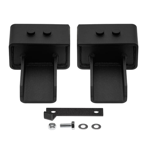 2004-2021 Ford F150 US Patent Pending Rear Lift Blocks with Built-In Bump Stop Landing Plates 4WD-Suspension Lift Kits-Supreme Suspensions®-1.5" Additional Lift-Supreme Suspensions®