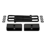 2019-2023 GMC Sierra 3500HD Rear Suspension Lift Blocks with Premium Forged Flat Top U-Bolts 2WD 4WD