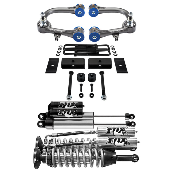 3" vorne + 1,5" hinten Lift 2005-2019 Tacoma mit UCA + Fox 2.5 Gewindefahrwerk + Stoßdämpfer