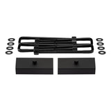 1995-1999 Chevrolet Tahoe 2WD Rear Lift Blocks with Premium Forged Flat Top U-Bolts