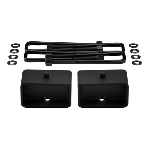 1993-1998 Toyota IFS T100 2WD 4WD Rear Lift Blocks with Premium Forged Flat Top U-Bolts-Suspension Lift Kits-Supreme Suspensions®-3" Tapered Lift Blocks-Supreme Suspensions®