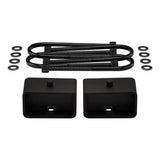 1997-2012 Ford Ranger Rear Lift Blocks with Premium Forged Flat Top U-Bolts