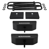 1999-2004 Ford F350 Super Duty Kit de elevación de bloques delanteros y traseros 4WD con AMORTIGUADORES PROCOM