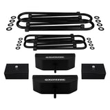 1999–2004 Ford F350 Super Duty 4WD-Vollfederungs-Lift-Kit mit Bilstein-Stoßdämpfern und verstellbarer Spurstange