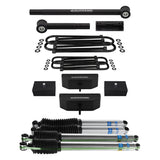 1999–2004 Ford F350 Super Duty 4WD-Vollfederungs-Lift-Kit mit Bilstein-Stoßdämpfern und verstellbarer Spurstange