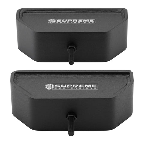 1980-2004 Ford F350 Super Duty 4WD US Patent Pending Front Lift Blocks: 125,000 lbs WLL-Suspension Lift Kits-Supreme Suspensions®-3"-Supreme Suspensions®