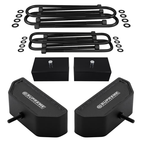1999-2004 Ford F250 Super Duty Kit de suspensão dianteira e traseira 4WD 4x4-Suspension Lift Kits-Supreme Suspensions®-Overloads-3"-2"-Supreme Suspensions®