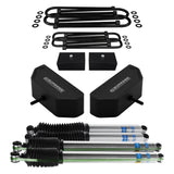 1999-2004 Ford F350 Super Duty Full Front and Rear Lift Blocks Kit 4WD w/ Bilstein Shocks