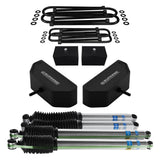 1999-2004 Ford F350 Super Duty Full Front and Rear Lift Blocks Kit 4WD w/ Bilstein Shocks