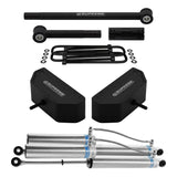 kit de elevación de nivelación de suspensión delantera Ford F250 Super Duty 4WD 1999-2004 con amortiguadores Bilstein y barra de seguimiento ajustable