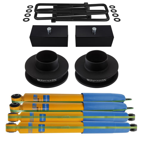 2002-2008 Dodge Ram 1500 Full Suspension Lift Kit & Bilstein Shocks 2WD 4×2-Suspension Lift Kits-Bilstein and Supreme Suspensions-2"-1"-Supreme Suspensions®