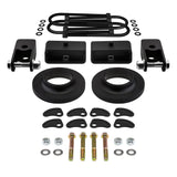 2003-2017 Chevrolet express 2500 2wd kit de levage complet + kit d'alignement de carrossage/roulette uca