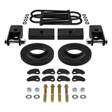 2003-2017 Chevrolet express 2500 2wd kit de levage complet + kit d'alignement de carrossage/roulette uca