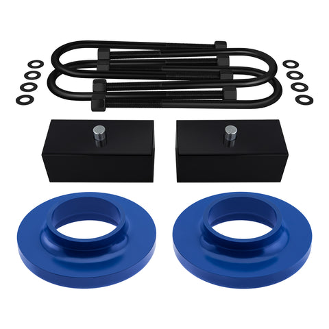 2003-2017 Chevrolet Express 1500 2500 3500 Full Van Suspension Lift Kit 2WD - Blue-Suspension Lift Kits-Supreme Suspensions®-2"-1.5"-Supreme Suspensions®