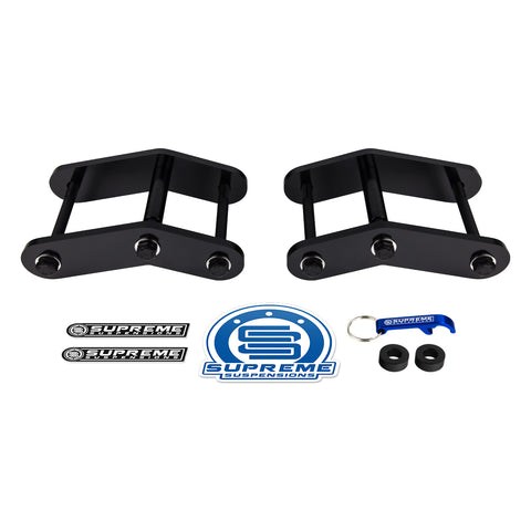 1987-1995 Jeep Wrangler YJ Front Or Rear 1.25" Lift Shackles Kit 2WD 4WD-Suspension Lift Kits-Supreme Suspensions®-Supreme Suspensions®