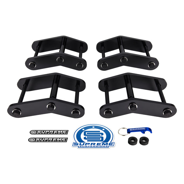 1987-1995 Jeep Wrangler YJ 1.25" Full Front And Rear Lift Shackles Kit 2WD 4WD