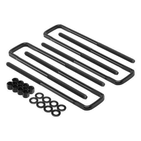 Forged Flat Top Square U-Bolts 14" Long x 2.5" Wide x 9/16" Threads-Supreme Suspension® Flat Top U-Bolts-Supreme Suspensions®-Supreme Suspensions®