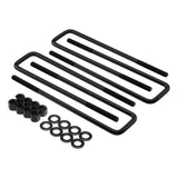 1,5"-2" Heckhöhenlift-Kit Add-A-Leafs + quadratische U-Bolzen für 94-02 Ram 2500 4WD