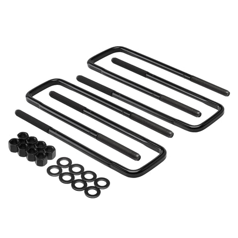 Heavy-Duty Semi-Round Forged Flat Top U-Bolts 12.5" Long x 3" Wide x 9/16" Threads-Supreme Suspension® Flat Top U-Bolts-Supreme Suspensions®-Supreme Suspensions®