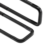 Pernos en U forjados con curvatura cuadrada y parte superior plana, roscas de 10" de largo x 2,5" de ancho x 9/16" para modelos Chevrolet