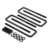 kit de levage de niveau arrière 1,5"-2" Add-A-Leafs + boulons en U pour 1988-1999 K3500 4WD