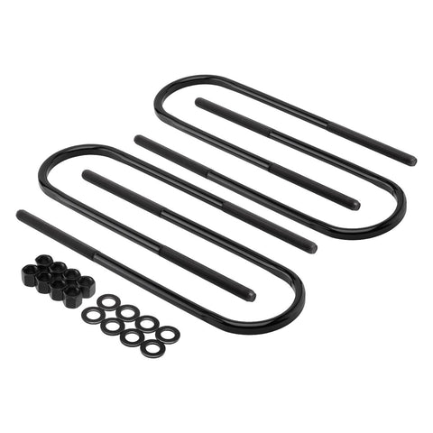 Round Bend Forged Flat Top U-Bolts 16.25" Long x 4.25" Wide x 5/8" Threads Fits Dodge Ram 3500-Supreme Suspension® Flat Top U-Bolts-Supreme Suspensions®-Supreme Suspensions®