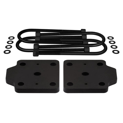 1999-2006 Toyota Tundra U-Bolt Flip Striker Plates med 5/8" U-Bolts Kit 2WD 4WD-Lift Kit Tillbehör-Supreme Suspensions®-Bak - Stock-Supreme Suspensions®