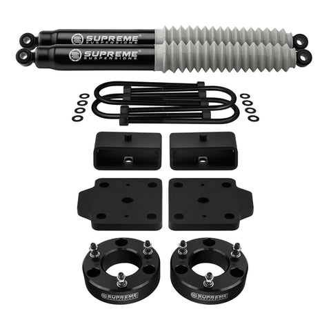 2004-2015 Nissan Titan Full Suspension Lift Kit with Rear U-Bolt Flip Kit & MAX Performance Shocks 2WD 4WD-Suspension Lift Kits-Supreme Suspensions®-Supreme Suspensions®