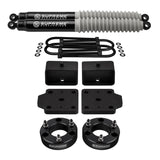 2004-2015 Nissan Titan Full Suspension Lift Kit met U-bout aan de achterzijde Flip Kit & MAX Performance Schokken 2WD 4WD