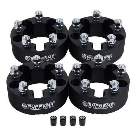 1991-2016 FORD EXPLORER 2WD 4WD Wheel Spacers Set + Tire Valve Stem Caps-Wheel Spacers & Adapters-Supreme Suspensions®-Supreme Suspensions®