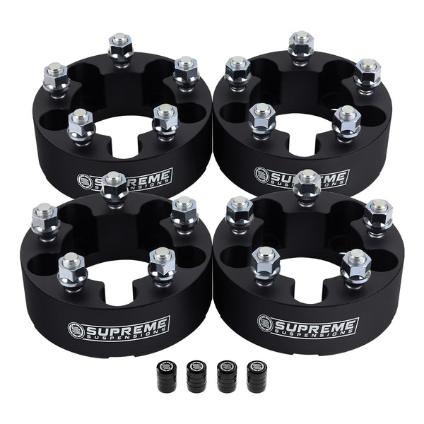 1983-2012 FORD RANGER 2WD 4WD Non-Hub Centric Wheel Spacers + Tire Valve Stem Caps