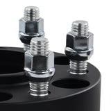 Hub Centric Wheel Spacers FORD / LINCOLN BP 6x135mm M14x2 Studs + Tire Valve Caps