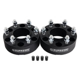 Hub Centric Wheel Spacers FORD / LINCOLN BP 6x135mm M14x2 Studs + Tire Valve Caps