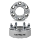 Hub Centric Wheel Spacers FORD / LINCOLN BP 6x135mm M14x2 Studs + Tire Valve Caps