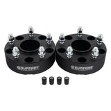 Hub Centric Wheel Spacers Dodge Ram Dakota Durango 5x5.5" BP 9/16"x18 + Valve Caps